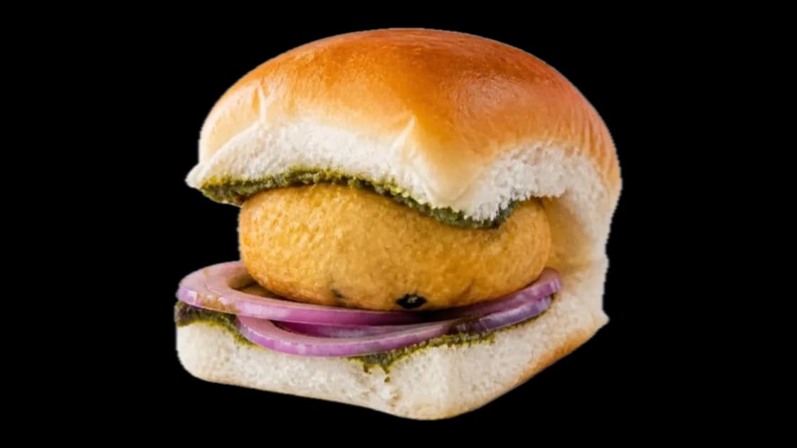Onion Vada Pav